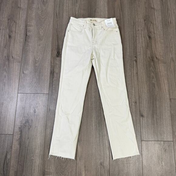 Madewell Mid Rise Slim Leg Stovepipe Jeans US Women's 26 Petite - Picture 2 of 7